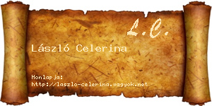 László Celerina névjegykártya